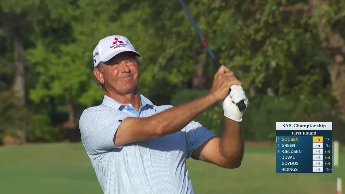 Goosen Fires 65 With Closing Flurry to Lead SAS Championship After Round One