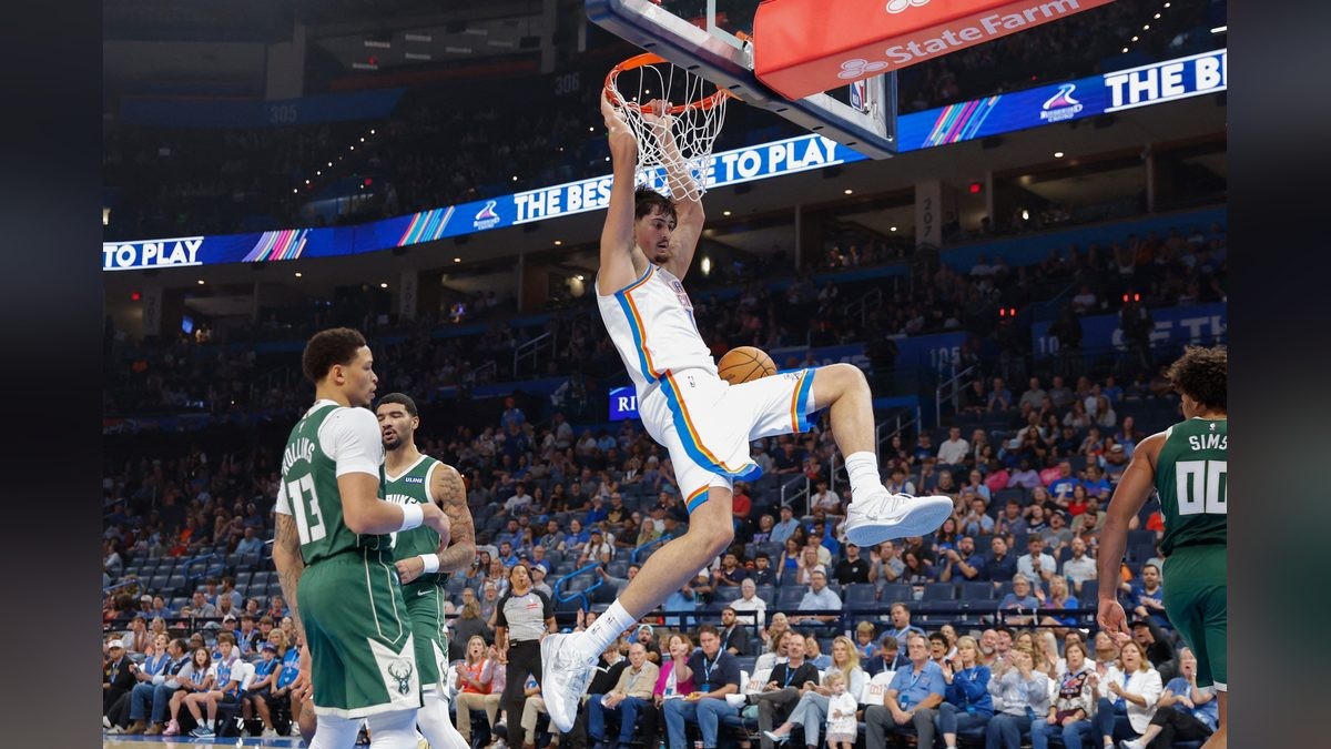 Bucks Storm Back From 24 Down to Edge Thunder 128-126 as Rookie Ament Exits With Ankle Sprain