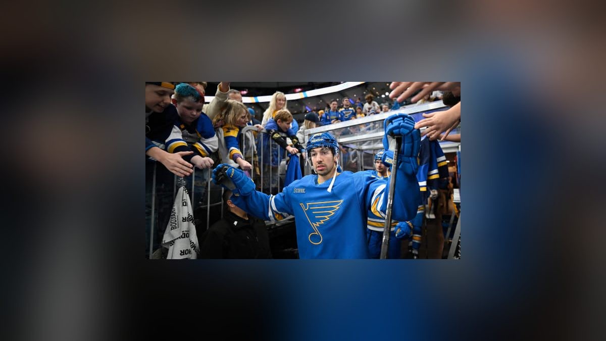 Barron's Career Four-Point Night Powers Blues Past Golden Knights 6-2