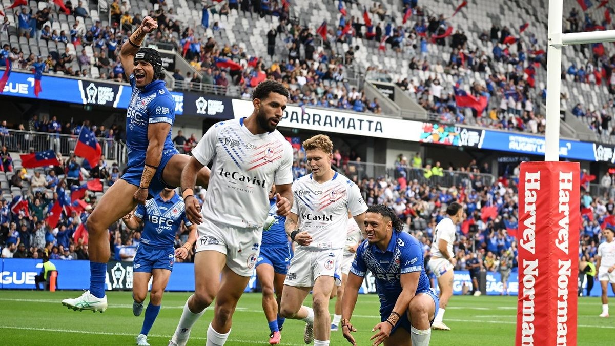 Samoa Shatter World Cup Records in 78-4 Rout of France as Fa'alogo Scores Four