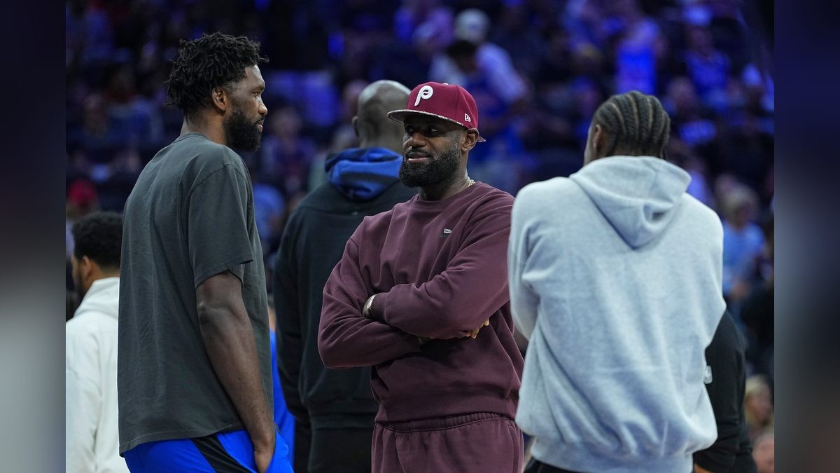 LeBron James Shuts Down Report He Chewed Out Joel Embiid Over Practice Tardiness
