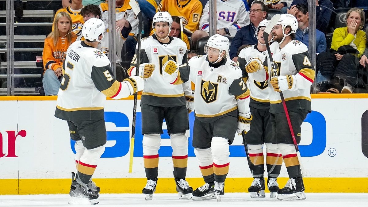 Golden Knights Rebound in Nashville, Down Predators 5-2 on the Back-to-Back
