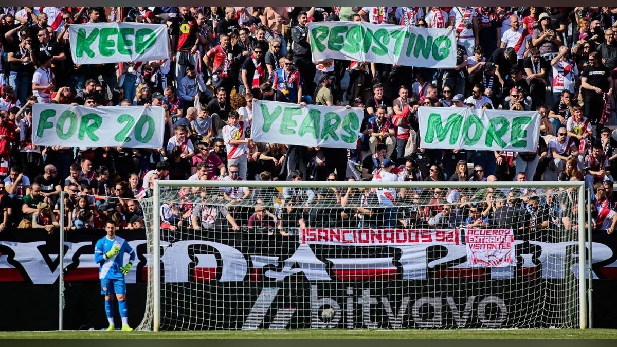 Rayo Vallecano Match Abandoned After Paper-Plane Protest Halts Athletic Bilbao Clash
