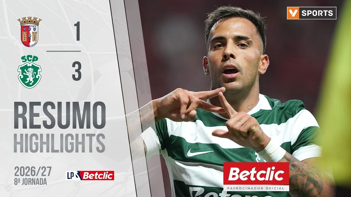 Sporting Storm Back to Beat Braga 3-1 and End Perfect Home Record